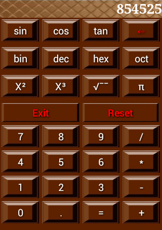 Choco Calculator