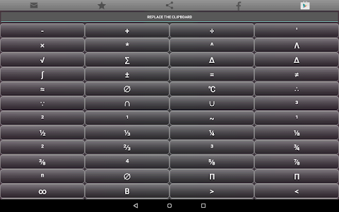 Symbols – this app lets you use many symbols of your system – Android ...