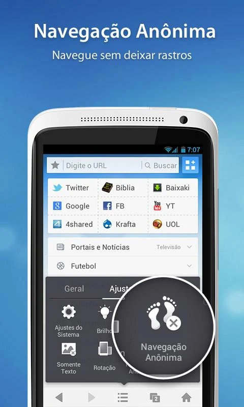 UC Browser - navegador - screenshot