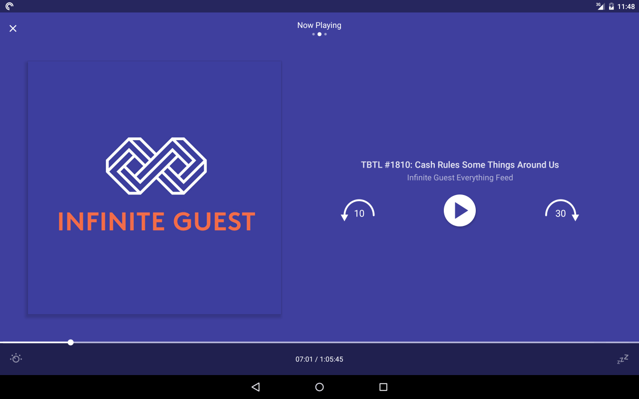   Pocket Casts: captura de tela 