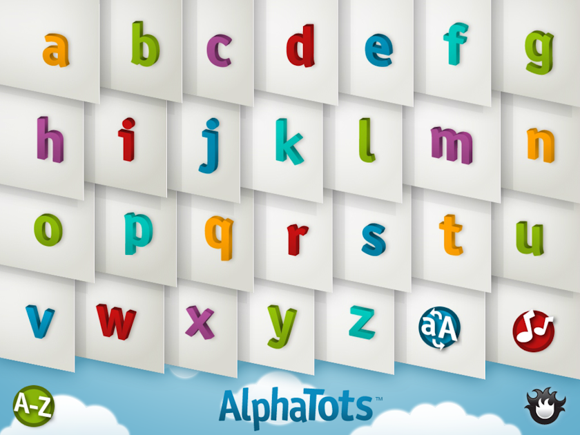 AlphaTots Alphabet Screen 1