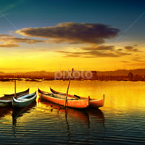 Senja Danau Limboto by Irwan Karim - Landscapes Sunsets & Sunrises