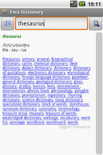 English Thesaurus Package