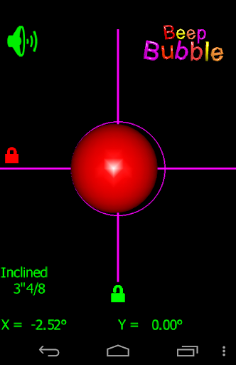 Spirit Level Beep Bubble