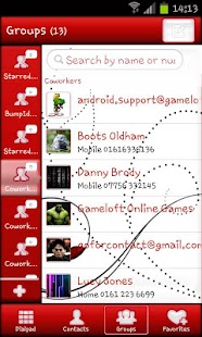How to download Red and White Go Contacts 1.0 mod apk for bluestacks