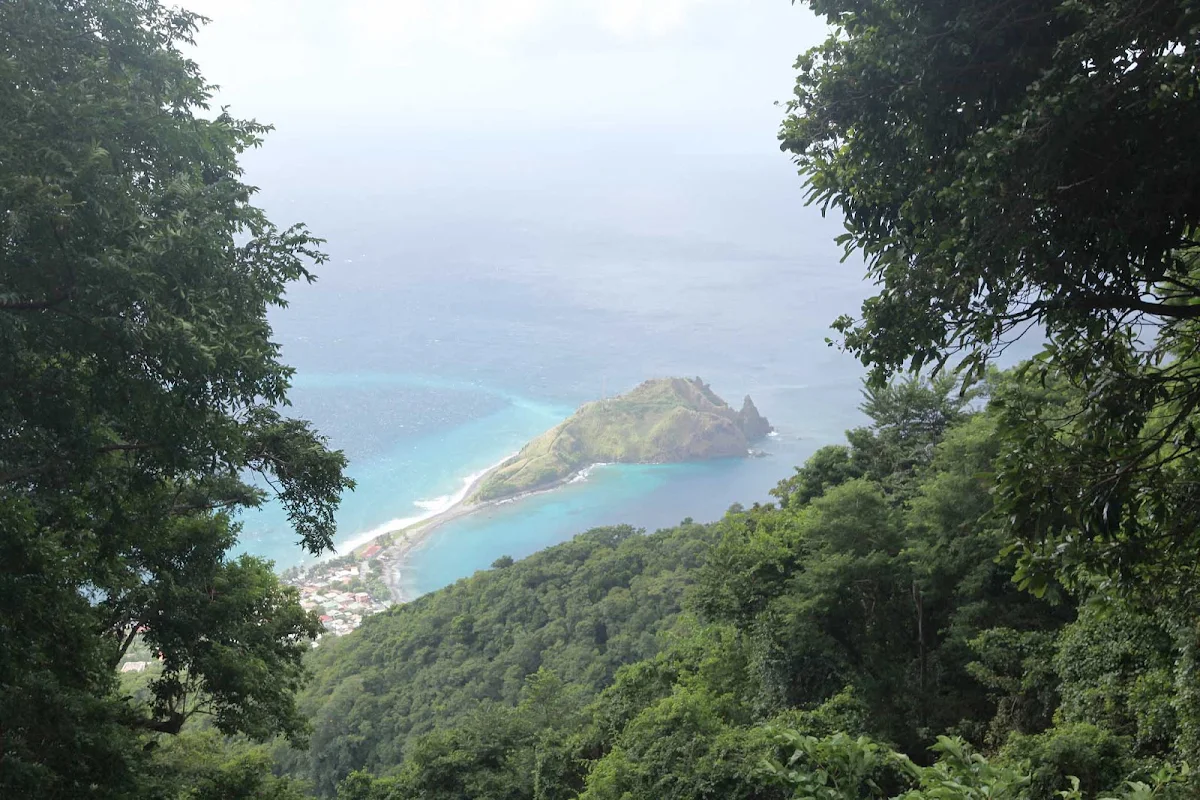 scotts-head-dominica - Enjoy the view of Scotts Head peninsula while hiking the first segment of Dominica's Waitukubuli National Trail.