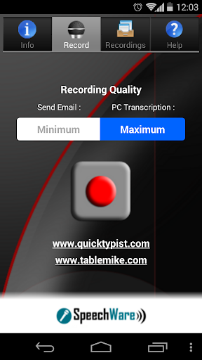 SpeechWare Recorder