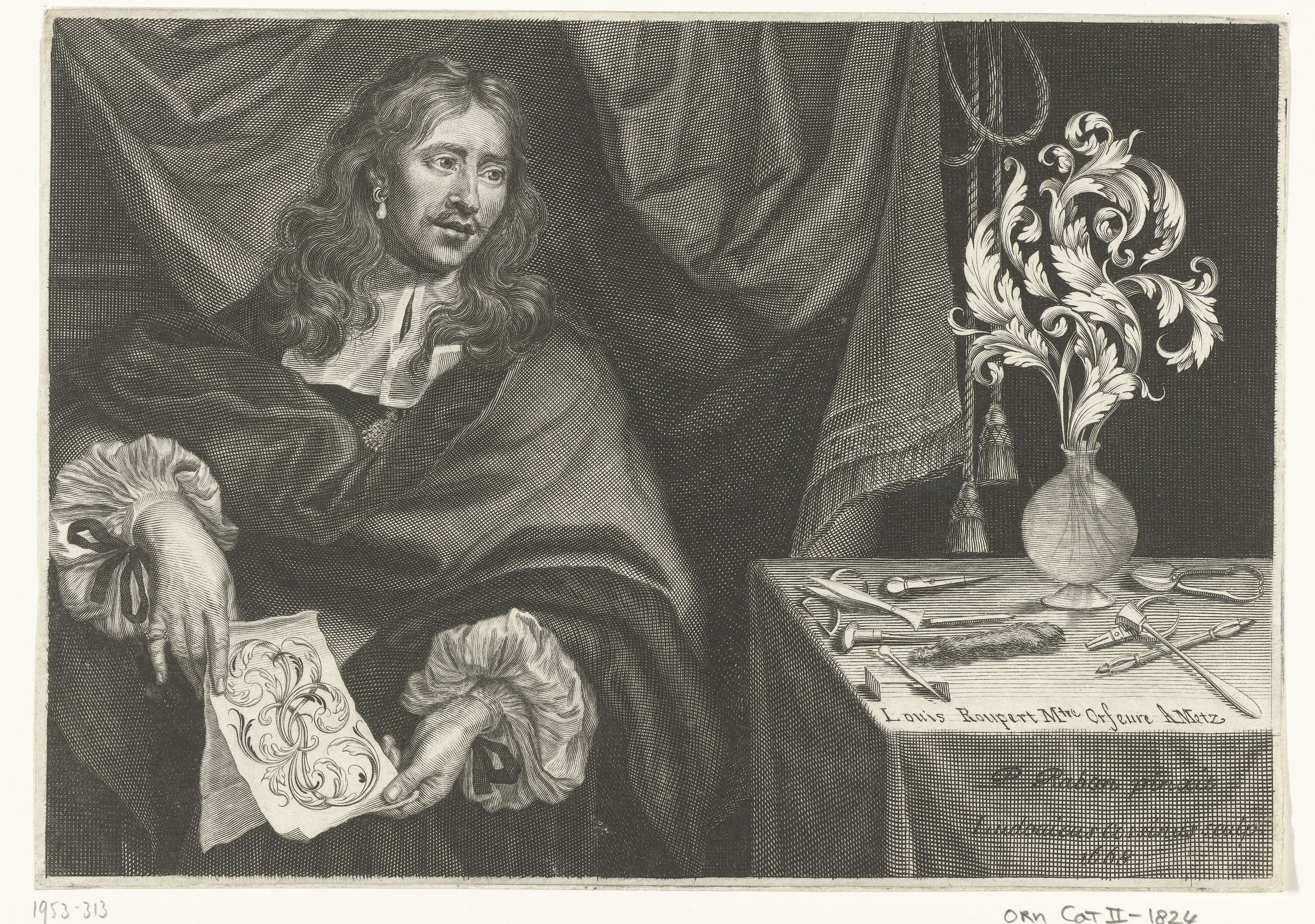 Titelprent met het portret van Louis Roupert