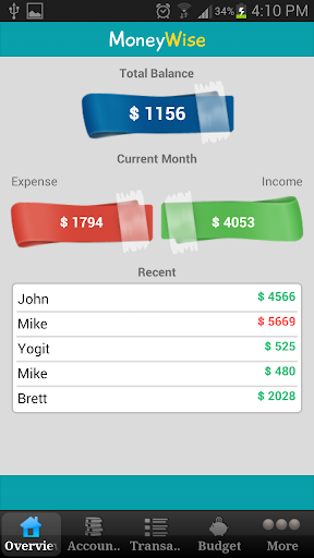 MoneyWise - Home Budget