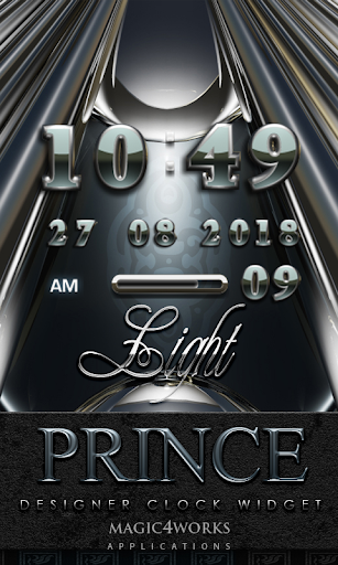 Prince Digital Clock Widget