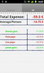 Bill Divider Free Screenshots 3