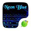 Herunterladen Neon Blue GO Keyboard Theme Installieren Sie Neueste APK Downloader