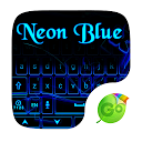 Neon Blue GO Keyboard Theme 4.16 descargador