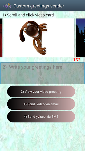 Next Level video greeting send