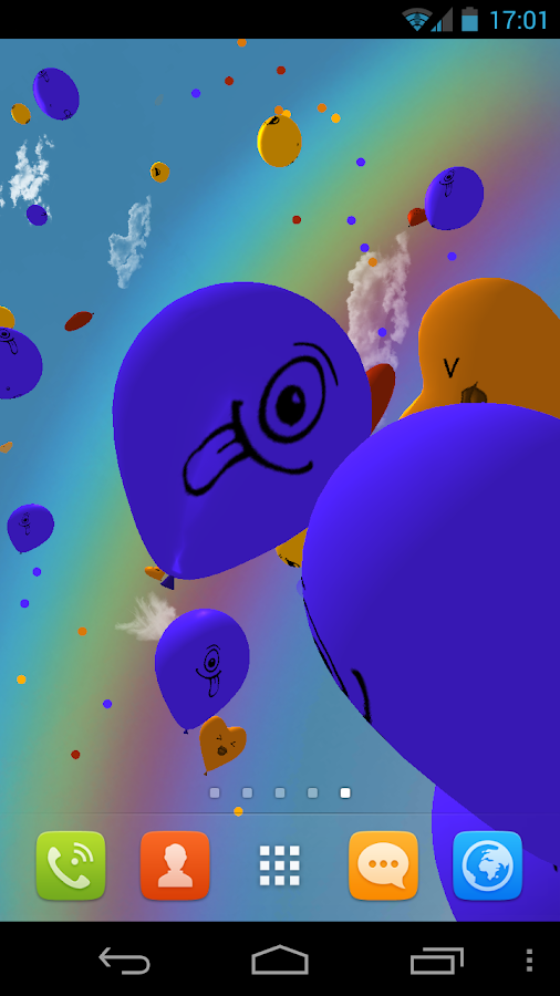 Balloons 3D live wallpaper - screenshot