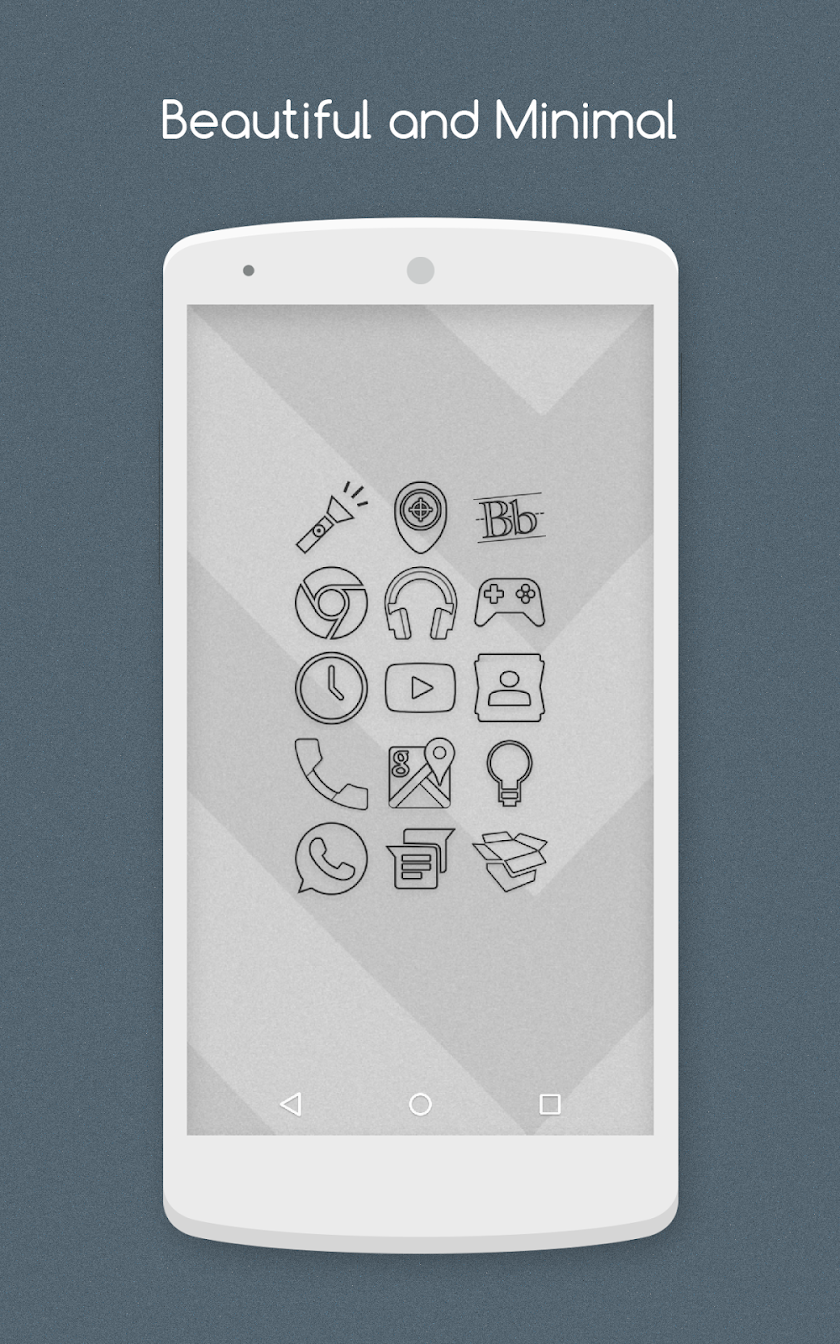 Zarys - Icon Pack Screen 2