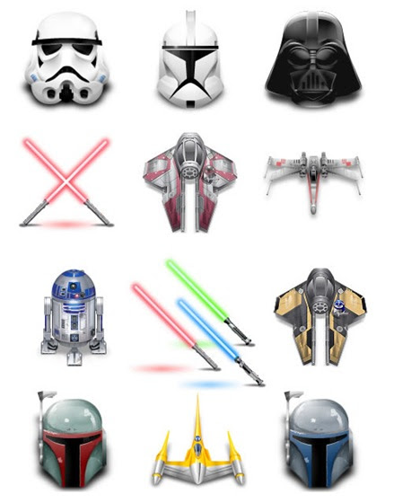 Descargar Set iconos Star Wars - Nestavista