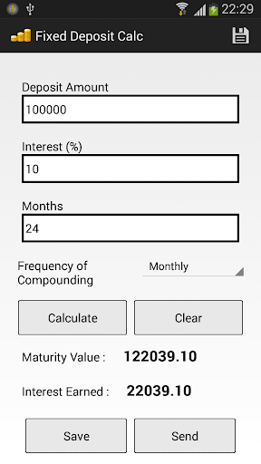 Fixed Deposit Calculator