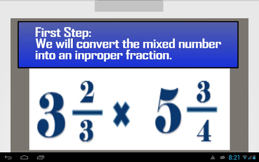 Multiplying Mixed Numbers