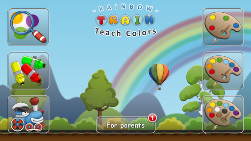 Rainbow Train: teach colors