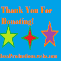 Donation $1 Issa Productions logo