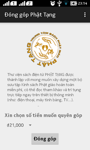 Đóng góp Phật Tạng