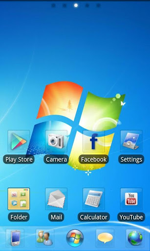 GO Launcher EX Windows 7 Style v1.0