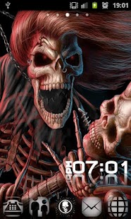 免費下載個人化APP|Death Skull Hard GO theme app開箱文|APP開箱王