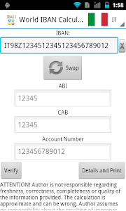 World IBAN Calculator APK - Download for Android | APKfun.com