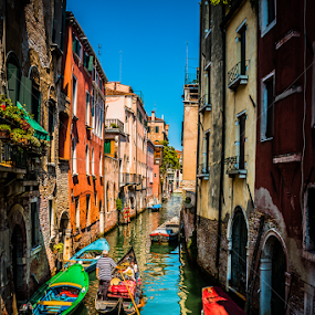 Boat Ride by Chris Pugh - City,  Street & Park Neighborhoods
