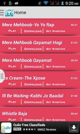 New Bollywood Ringtones