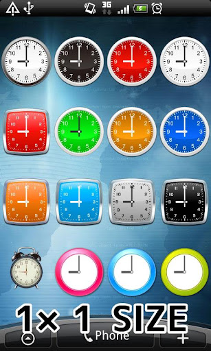 Analog clocks widget Full Simp