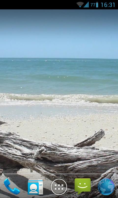 Exotic Beach Live Wallpaper HD Screen 2