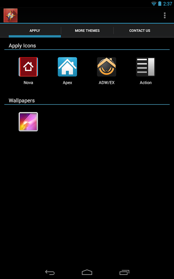 Axis - GO Apex Nova Theme - screenshot