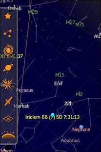 Interactive night sky map - AstroViewer