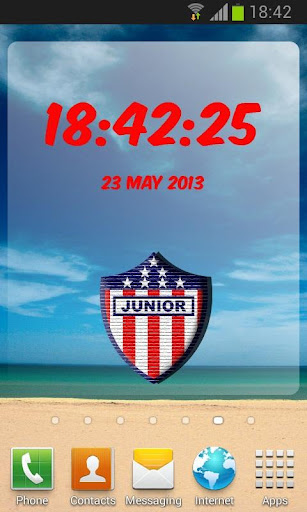 Atlético Junior Digital Clock