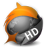 Dolphin HD Theme: Orange icon