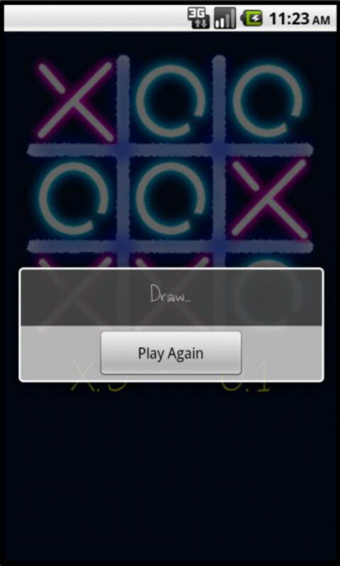 Tic Tac Toe Glow (No Ads) Screen 2