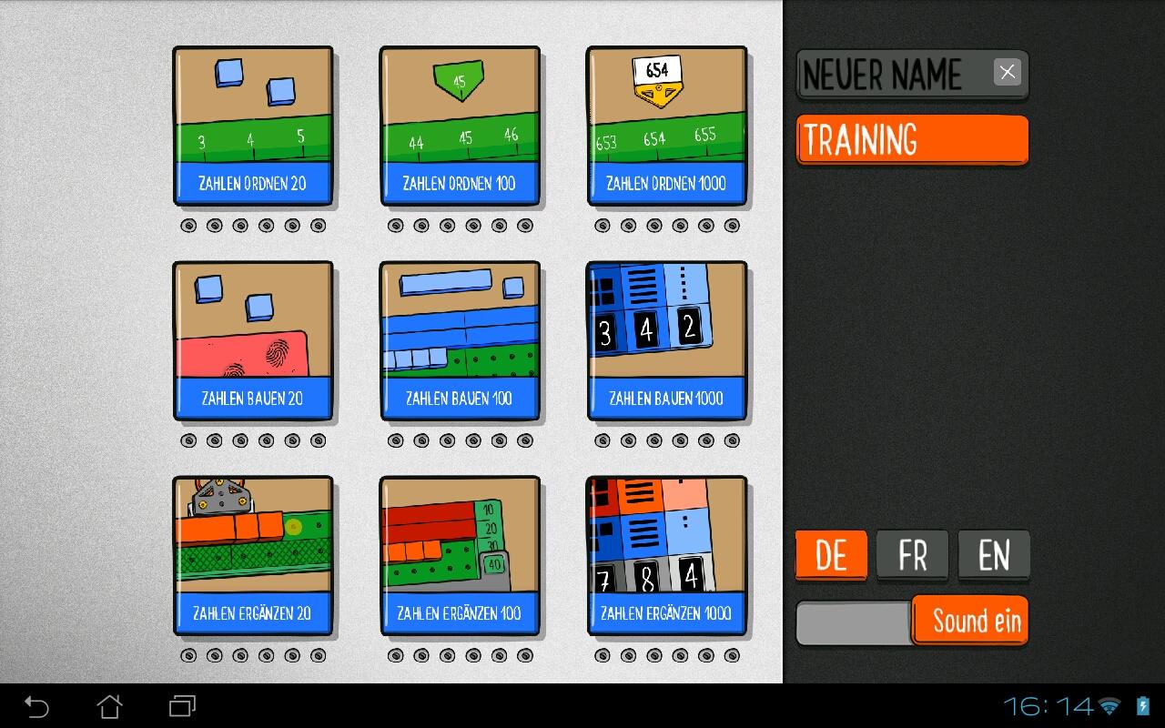 Android application appolino Number & Amount screenshort