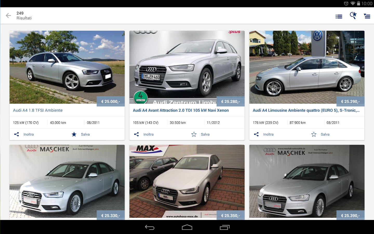AutoScout24 auto usate App Android su Google Play