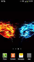 Fire and Ice Live Wallpaper poster 13