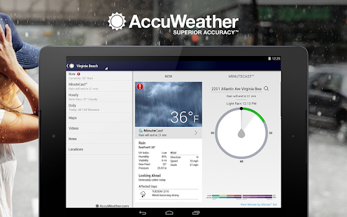 AccuWeather Platinum screenshot for Android