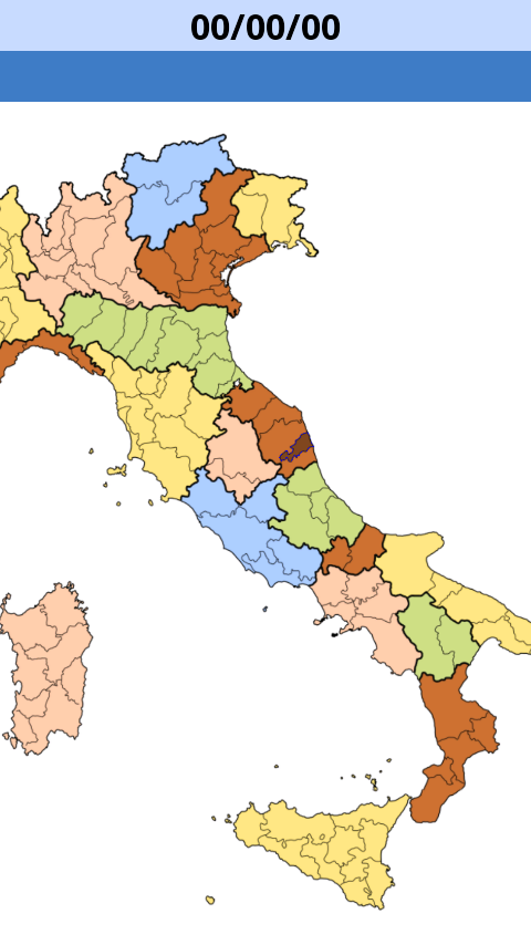 Android application Regions of Italy screenshort