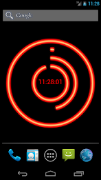 Neon Clock Live Free Wallpaper poster 2