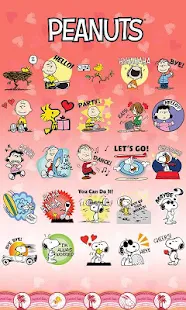  GO SMS PRO PEANUTS STICKER - 螢幕擷取畫面縮圖  