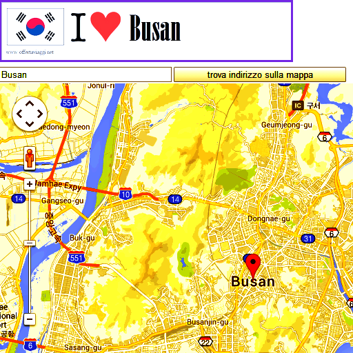Busan maps