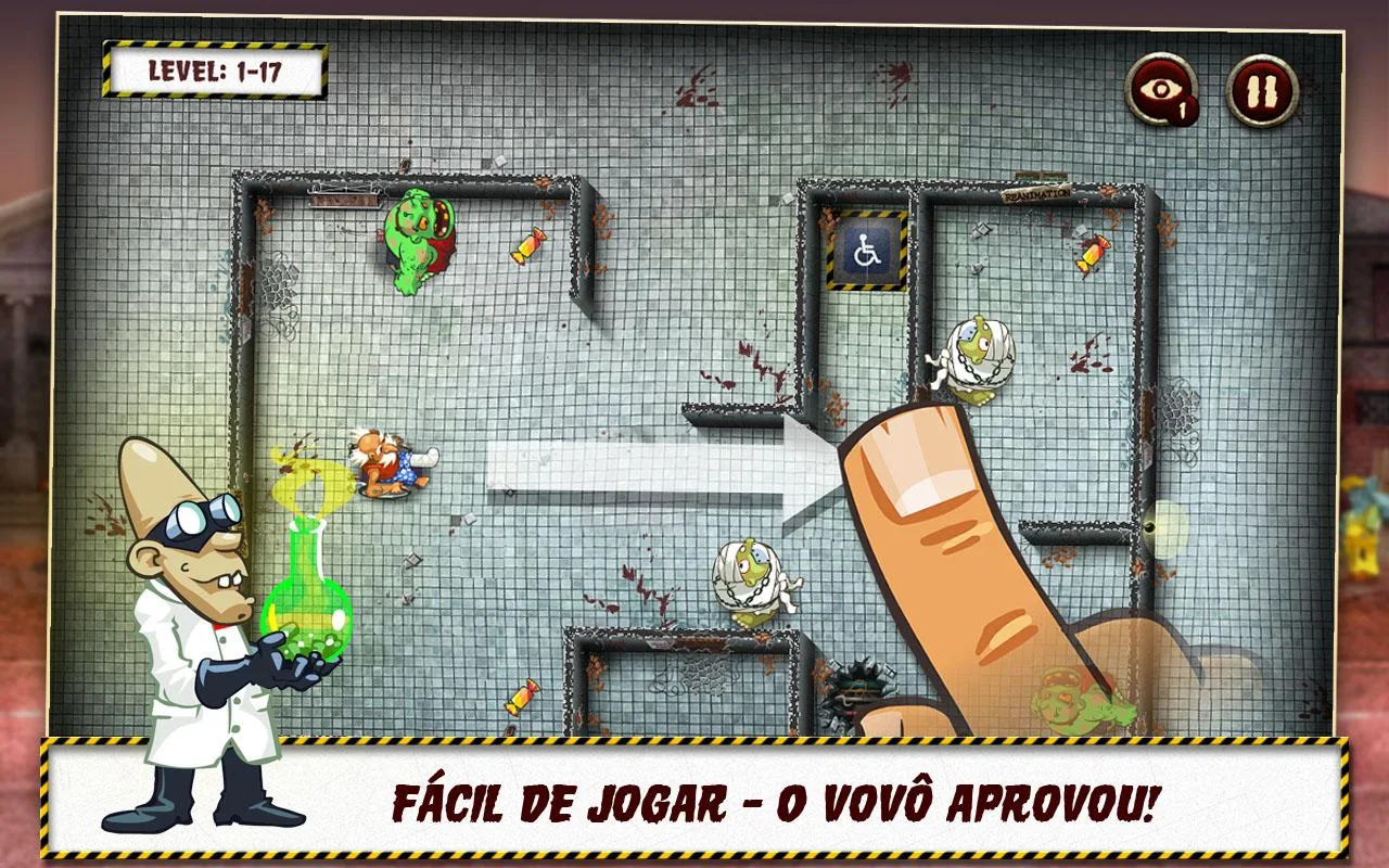 Vovô e os zumbis - screenshot