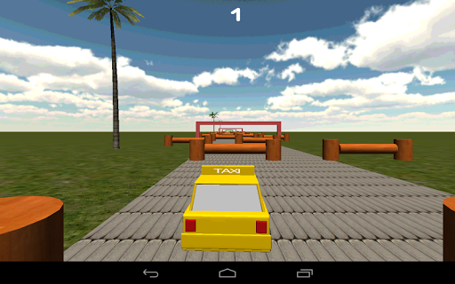 Turning Street Taxi 3D