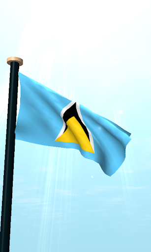 免費下載個人化APP|Saint Lucia Flag 3D Free app開箱文|APP開箱王