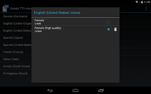 Google Text-to-Speech - screenshot thumbnail